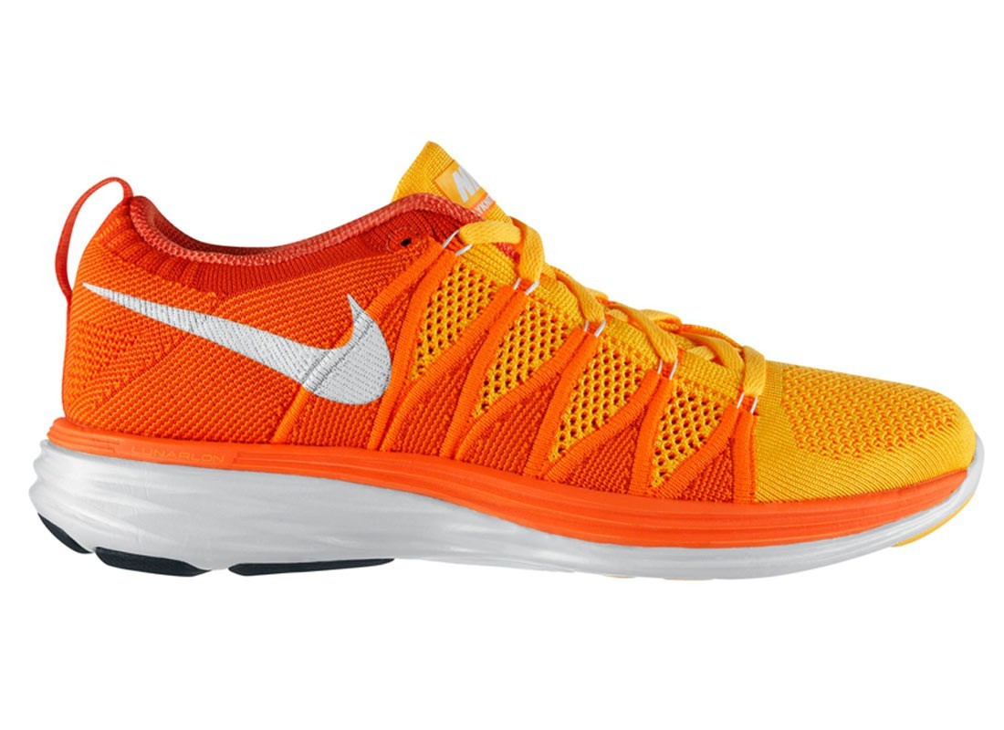 flyknit lunar orange