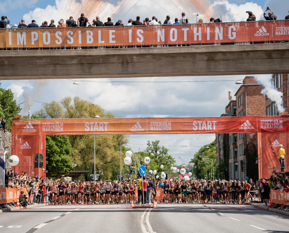 Nordens största maraton blir snabbare alla blir vinnare på adidas
